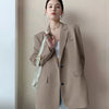 Spring Women's Loose Suit Jacket Loose Casual Design Street Style Long Sleeve Office Blazers for Women