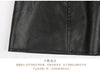 Spring Autumn Long Black Soft Faux Leather Trench Coat for Women Belt Double Breasted Elegant Overcoat 5xl 6xl