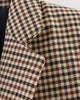 Women's Plaid Blazer Spring Casual Double Breasted Suit Jacket Office Work Daily Outwear Two Colors