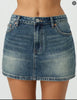 Washed Denim Skirt Women Simple All-match Girl Mini Skirts Temperament Commuting Style Female Clothing