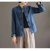 2026New Spring Autumn Denim Jacket Women Single-Breasted Long Sleeve Short Jeans Coat Female Casual Cowboy Overcoat Ladies Tops