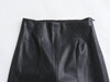 Women's Faux Leather Pants High Waist Straight Leg Trousers Female Streetwear Stylish Stretch Pencil Pants