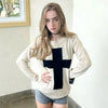 90s Goth Harajuku Y2k Cross Sweaters Streetwear Clothing Women Winter Pullover Knit Long Sleeve Hip Hop Loose Retro Jumper Coat
