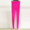 High Street Designer Women's Stretchy Leggings Pants Fluorescent Hot Pink