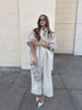 Women Solid Casual Long Trench Coat Lapel Collar Single Breasted Batwing Sleeve Windbreaker Oversized Outerwear