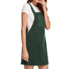 Women's Suspender Skirt Corduroy Spring and Autumn Pocket Strap Adjustable Casual Strap Short Dress