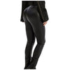 Slim Leather Pants Women Solid Color High Stretch Butt Lifting Temperament Trousers Night Club Tight Pants With Raised Hips