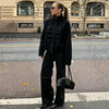 Casual Women's Cardigan Sweater Turtleneck Zippers Full Sleeve Button Decoration Lady Coats Autumn Female Knitwear