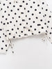 Woman Long Sleeve Polka Dot Solid Jacket High Collar Single Breasted Drawstring Coat Spring High Street Lady Chic Jackets