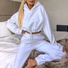 Fall Winter Women's Hoodies Two Piece Set - Oversized Hoodie Sweatpants Sportswear Suit Casual Sweatshirt Trouser Set