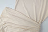 Autumn Elegant High Collar Long Sleeve Ruched Slim Fit Long Dress Women'S Solid Casual Party Club Street Clothes