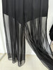 Designer Suit Set Women's Gauze Patchwork Beaded Blazer Chiffon Pants 2cs Set