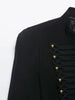 Women Vintage Slim Jacket Spring Women Trends Elegant Napoleon Jackets Ladies High Street Chic Shoulder Padded Blazer