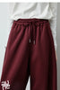 Women's Soft Cotton Curved Leg Long Pants Fall High Waist Drawstring Loose Wide Leg Pear Shape Friendly