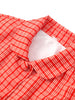 Red Stand Up Collar Plaid Cape Short Trench Coat Women's Windbreaker Long Sleeved Single Breasted Windbreaker Autumn Jacket