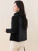 Women's Short Lightweight Down Cotton Coat Autumn Winter Stand-up Collar Zipper Puffer Parkas Jacket Casual Windproof