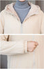 Add Velvet Padded Coat Women Winter Hooded Outerwear Ladies Warm Cotton-Padded Jacket Overcoat Short Female Top