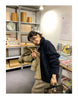 Autumn and Winter Zipper Cashmere Sweater Women Cardigan Lapel Sweater Coat Lazy Wind Loose