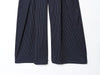 Mujer Black Baggy Pants Woman Pleated Wide Leg Pants for Women Striped Casual Women's Pants Spring High Waist Trousers Womens