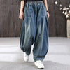 High waisted Oversized Loose Jeans Women's Streetwear Spring and Autumn Art Retro Casual Denim Lantern Pants Female