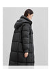 Women's Long Parkas Winter Padding Coat Oversized Stand Neck Hooded Zipper Warm Outerwear Woman Clothes W44M58169