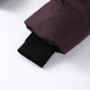 Women Peplum Ski Jackets Hooded Stand Collar Belt Waist Zipper Solid Puffer Jacket Sheath Warm Sport Winter Skiwear