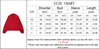Red Short Jacket For Women Loose Fit V Collar Long Sleeve Coat Spring Autumn Female Street Outerwear