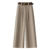 Spring Autumn Korean Spring Temperament Pants Women Wide-leg suit Pants Female Trouser Ladies
