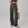 Women's Pants With Pockets High Waist Stretch Loose Sweatpants Nake-Feeling Sports Leisure Yoga Workout Pants