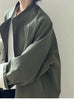 Lazy Loose Stand Up Collar Long Ttrench Coat For Women Spring Autumn Casual British Style Windbreaker Overcoat