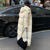 Padded Women Jacket Windproof Warm Winter Long Parkas Overcoat Loose Casual Hoodie Coat Skiing Outerwear Длинные п