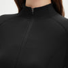 Two-piece Sports Set Women Solid Zipper Long Sleeve Sports Jacket & HighWaist Leggings Set Sporty Breathable Yoga Sets Female