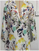 Elegant and Youth Blazer Spring Vintage Irregular Print Casual Woman Clothing High Street Lapel Blazer Woman Outerwears
