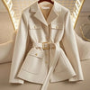 Autumn Women Blazer Long Sleeved Office Casual Elegant Suit Jacket Lady Slim Work Female Blazers Outerwear