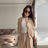 Casual Coats Pants Sets Women Loose Long Sleeves Single Breasted Elastic Waist Knot Suits Female Spring Solid Set Lady
