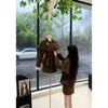French Casual Retro Tweed Two Piece Set Women Autumn Winter Slim Double Breasted Cape Coat + Belted Skirt Elegant Vintage Outfit