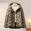 Autumn Winter Women's Puffer Jacket Short Hooded Thickened White Duck Down Coat Slim Fit Casual Warm Outerwear