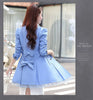 2026Spring Autumn Windbreaker Coat Women Slim Mid Long Lace Trench Coat Female Casual Double-breasted Outerwear Tops