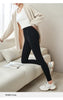 100% Merino Wool Striped Leggings Women's Winter Warm Knitted Tights Solid Color Women's Trousers