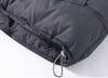 Women Stand Collar Knit Spliced Cotton Puffer Vest Drawstring Hem Loose Quilted Waistcoat Autumn Winter Casual Outerwear