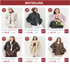 Leisure Loose-fitting High-waisted Drawstring Knit Lantern Pants for Women Winter Style Korean Style
