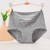 Cotton Women's Anti-theft Underwear With Pockets Medium High Waist Zipper Middle-aged Mother Grandmother Triangle Pants