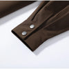High Street Brown Belted Trench Coats Women's Loose Lapel Lace-up Button Full Sleeve Windbreakers Autumn Ladies Outwear