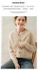 Spring Women's Cardigan 100% Cashmere Knitted Sweater Chic Tops Cashmere Coat Casual O-Neck Loose Women Cardigan