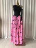 Women's Off Shoulder Flowy Maxi Dress Floral Print High Waist Long Dress Elegant Evening Party Prom Birthday Dress