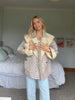 Plaid Trench Short Coat Casual Double Breasted Shawl Lapel Loose Street Jacket Lady Fall Chic Daily Commute Outerwear