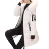 Women Winter Jackets Down Cotton Hooded Tops Large Size Parkas Mujer Coats Long Coat Female Fur Collar Outfits Year