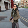 Street Faux Fur Patchwork Jacket Women Design Sense Long Sleeves Casual Female Coat Autumn Winter Lady Streetwear