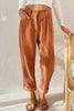 Customizable Corduroy Loose Straight Trousers Women Spring Autumn High Waist Casual Lady Oversize Loose Pants Suit Pants