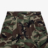 Women's Camouflage Wide Leg Pants Loose Casual High Waist Vintage Pockets Cropped Pants Harajuku Capris